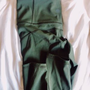 Olive green NEW athleta leggings